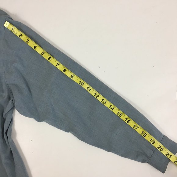 VTG Liz Claiborne Collection Blue Long Sleeve Blouse 90s - Picture 13 of 14